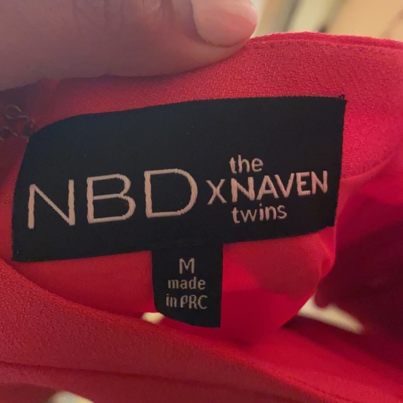 NBD x The Naven Twins Paradisco Fit Flare Dress - Picture 4 of 4